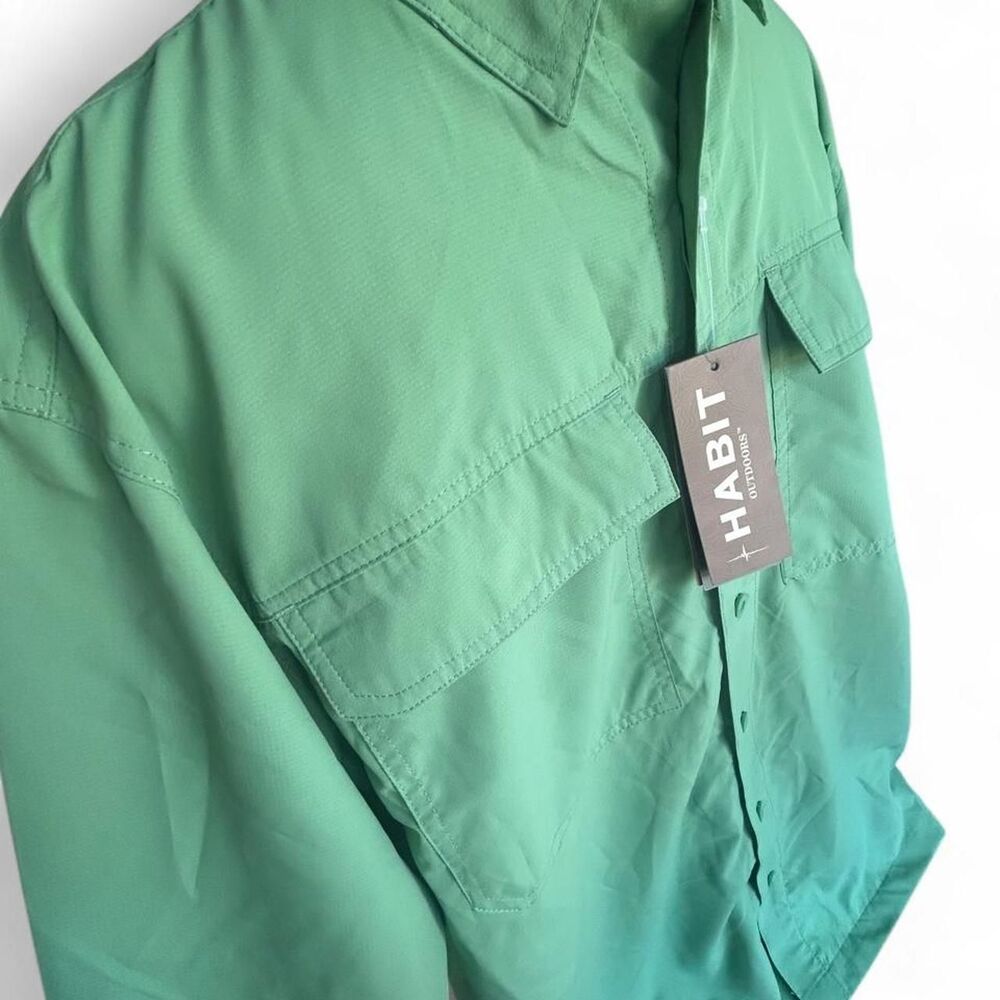 Men's Habit Green Shirt